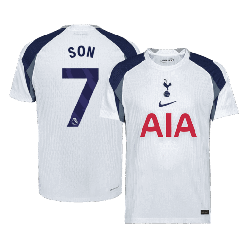 00b67b680585ebeec61d371575145805.png SON #7 Tottenham Hotspur Home Player Version Soccer Jersey 2025/26 White