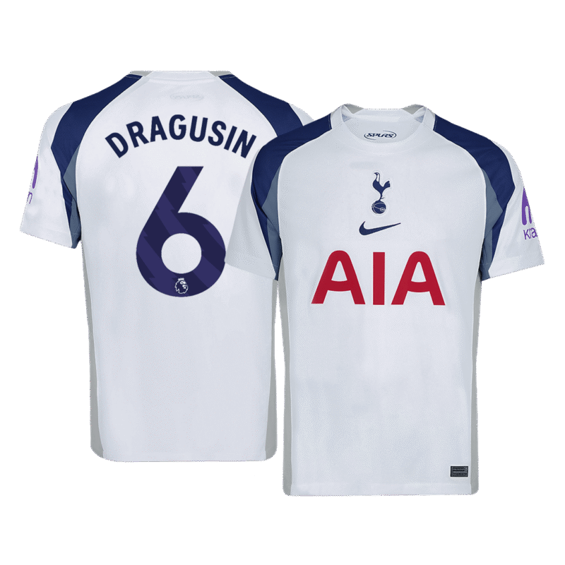 DRAGUSIN #6 Tottenham Hotspur Home Soccer Jersey 2025/26
