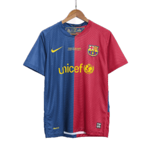 Barcelona 2008/09 Retro Home Soccer Jersey - UCL Final