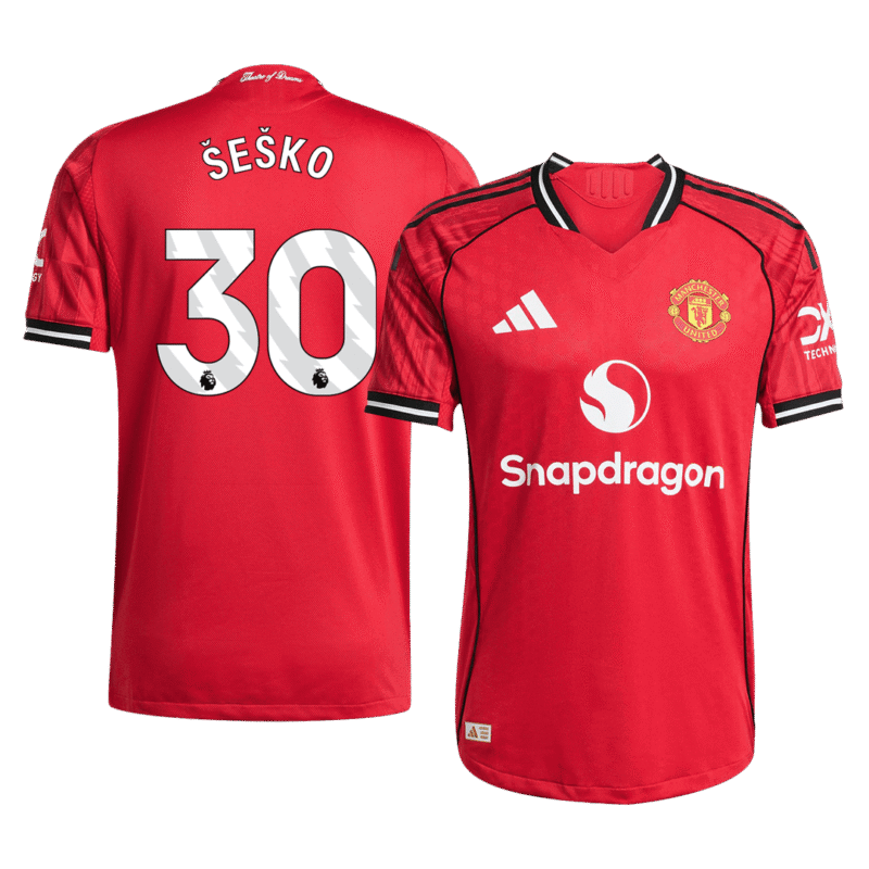 ?E?KO #30 Manchester United Home Player Version Soccer Jersey 2025/26