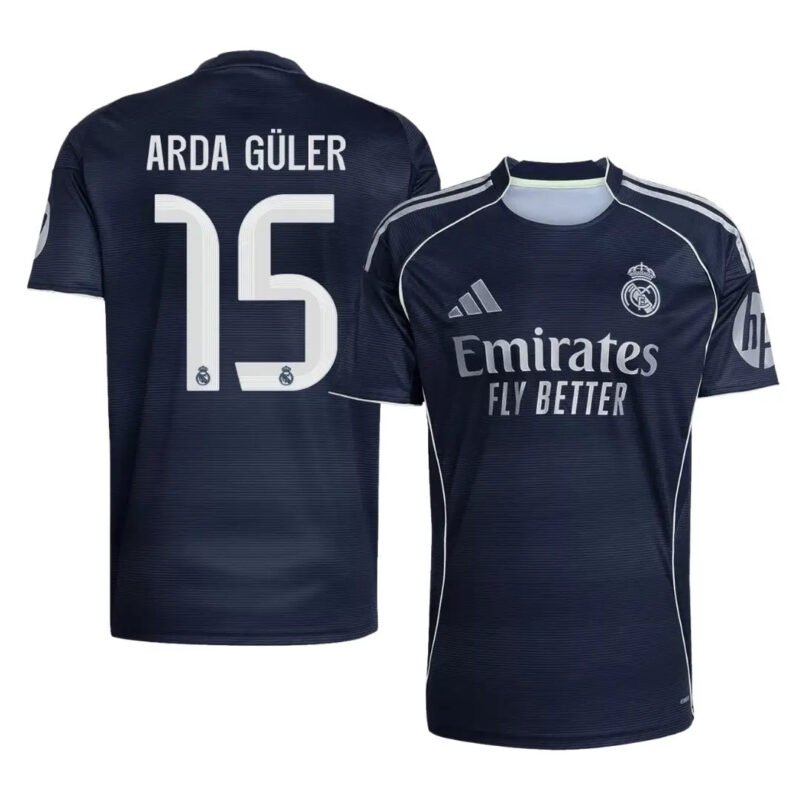 ARDA G??LER #15 Real Madrid Away Soccer Jersey 2025/26