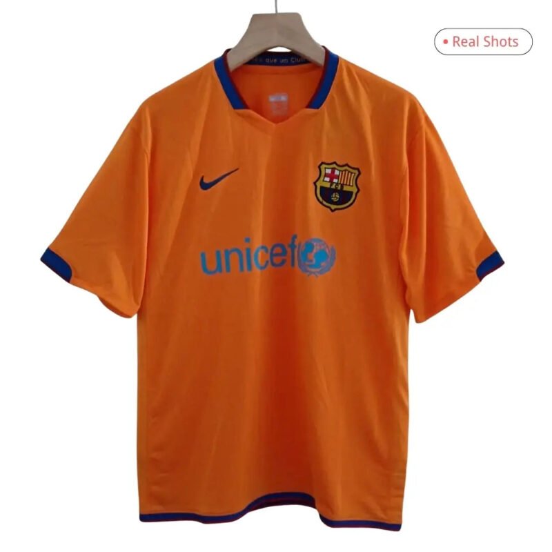 Barcelona 2006/07 Retro Away Soccer Jersey