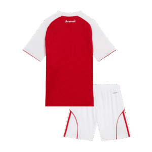 130c50e5abd46c8795eed38a19aeb822.png Arsenal Kid's Home Soccer Jersey Kit (Jersey+Shorts) 2025/26 Red