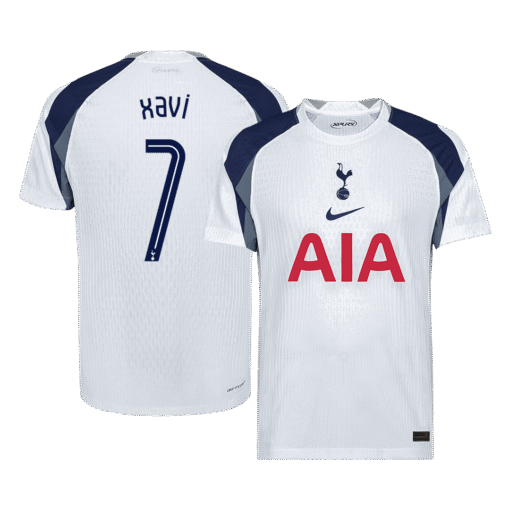 XAVI #7 Tottenham Hotspur Home Player Version Soccer Jersey 2025/26 - UCL