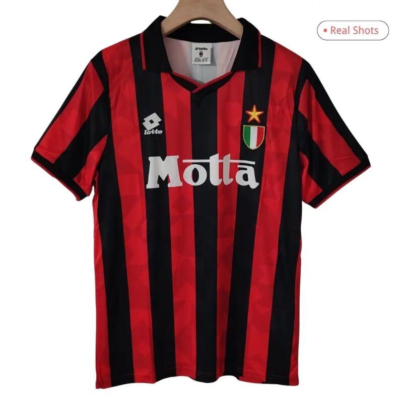 AC Milan 1993/94 Home Retro Soccer Jersey