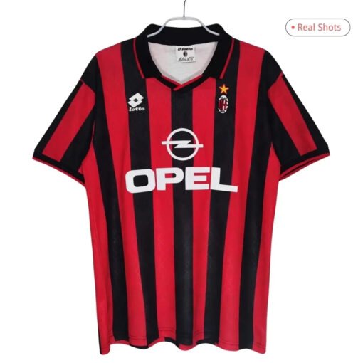 AC Milan 1995/96 Home Retro Soccer Jersey