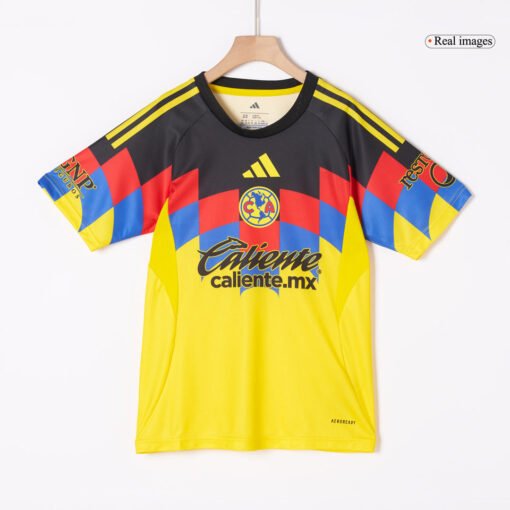 1f7f6c43643be158818684bc0c10c118.jpg Kid's Club America Home Kit - Jersey+Shorts 2025-26