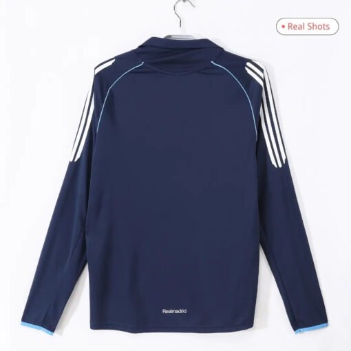 Real Madrid 2005/06 Away Long Sleeve Retro Soccer Jersey