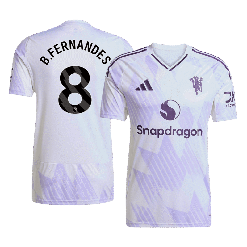 B.FERNANDES #8 Manchester United Away Soccer Jersey 2025/26