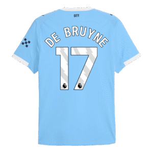 25eff1ee1f9725253cde80b29b806808.png DE BRUYNE #17 Manchester City Home Player Version Soccer Jersey 2025/26 Blue