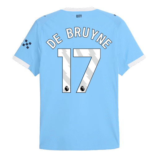 25eff1ee1f9725253cde80b29b806808.png DE BRUYNE #17 Manchester City Home Player Version Soccer Jersey 2025/26 Blue