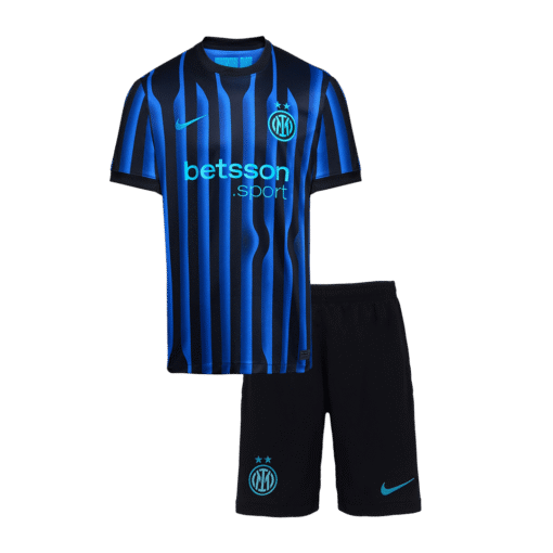 Inter Milan Kid's Home Kit - Jersey+Shorts 2025-26