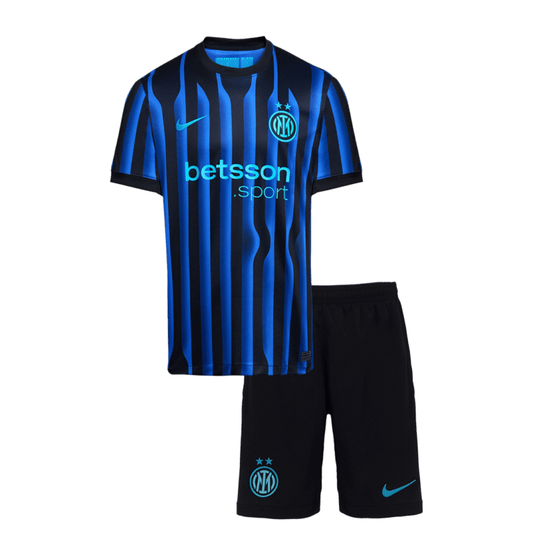 Inter Milan Kid's Home Kit - Jersey+Shorts 2025-26