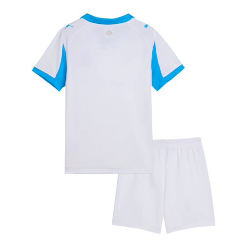 29b2ee38b29efbe082c754dfdaf88ca9.png Marseille Kid's Home Kit - Jersey+Shorts 2025/26