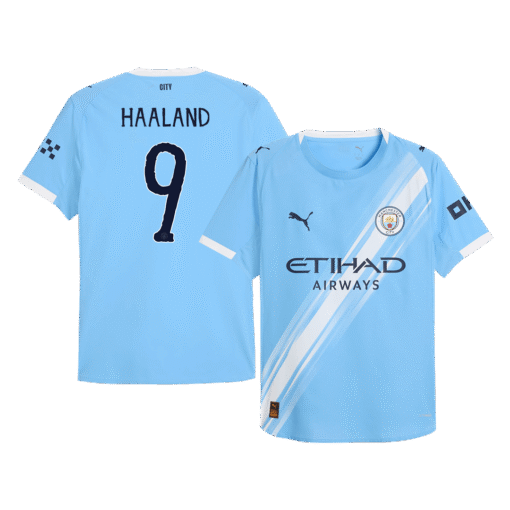 2cab94bb6fcdf151fda3b6e994e50bd7.png HAALAND #9 Manchester City Home Player Version Soccer Jersey 2025/26 Blue - Club World Cup