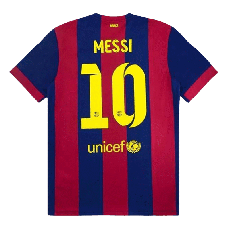 Barcelona MESSI #10 2014/15 Retro Home Soccer Jersey
