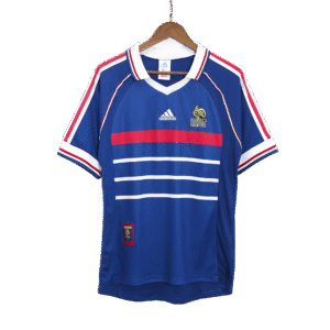 330ec2b9be071ce85fef014f467cadc7.png France 1998 Home Retro Football Jersey