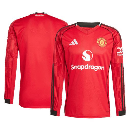360e20b369961b56582f65c9a6317598.png Manchester United Home Long Sleeve Soccer Jersey 2025/26