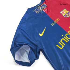 Barcelona 2008/09 Retro Home Soccer Jersey - UCL Final