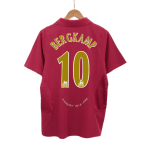 BERGKAMP #10 Arsenal 2005/06 Home Retro Soccer Jersey