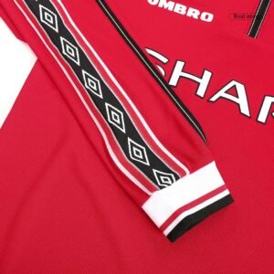 3c7950ba24c9a6c4790e7b1df046a253.jpg Manchester United 1998/99 Home Long Sleeve Retro Soccer Jersey