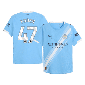 403f04a5a0c86bbb7c6b725407b6e19a.png FODEN #47 Manchester City Home Player Version Soccer Jersey 2025/26 Blue