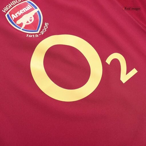BERGKAMP #10 Arsenal 2005/06 Home Retro Soccer Jersey