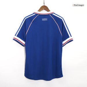 46d4d1545c2af64d1bfed2339ede1b3c.jpg France 1998 Home Retro Football Jersey