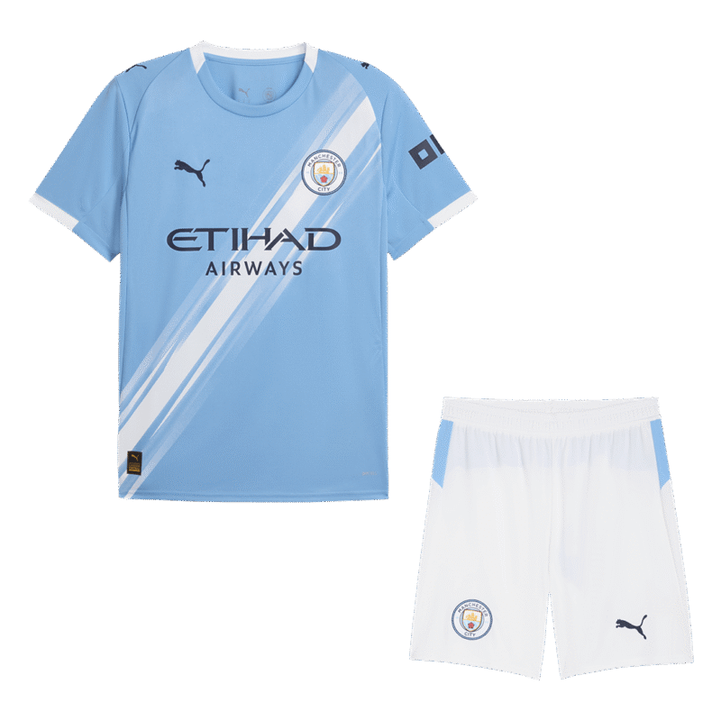 4787ef7e47d71de7b94483db3655d9a2.png Manchester City Home Soccer Jersey Kit(Jersey+Shorts) 2025/26 Blue