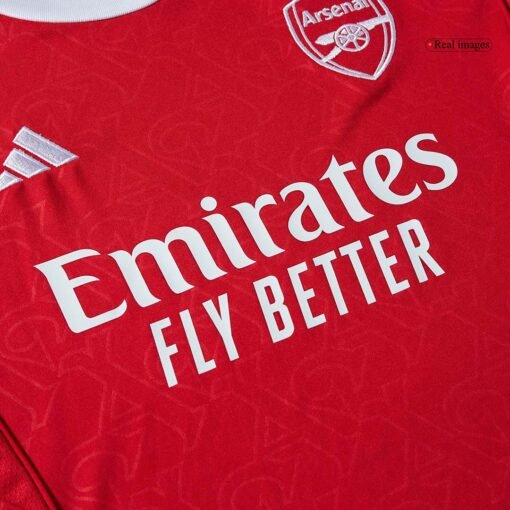 48d1c39b7b3a2a9e51ca8761bc6acbdb.jpg Arsenal Kid's Home Soccer Jersey Kit (Jersey+Shorts) 2025/26 Red