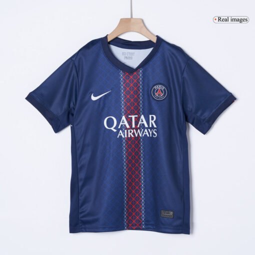 4a1d83860fddf714f6b1e3c7b2e18a89.jpg Kid's PSG Home Jersey Kit - Jersey+Shorts 2025/26