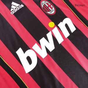 AC Milan 2006/07 Home Retro Long Sleeve Soccer Jersey