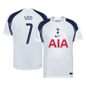 5287266e600629fc4b4240ee3058cfd2.png SON #7 Tottenham Hotspur Home Player Version Soccer Jersey 2025/26 White - UCL