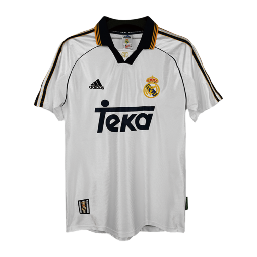 Real Madrid 1998/00 Home Retro Soccer Jersey