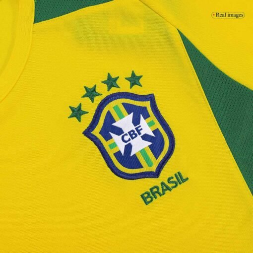 5de6af07988ddfbe15150941dcfcbead.jpg KAKA' #23 Brazil 2002/03 Home Retro Football Jersey