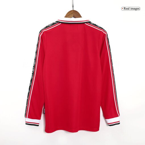62bef0fbeefd8a159a0343b6d8518fb6.jpg Manchester United 1998/99 Home Long Sleeve Retro Soccer Jersey