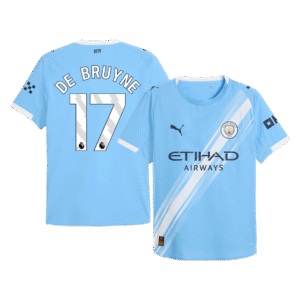 64691b55d2e63e120a9e751dd33cec7c.png DE BRUYNE #17 Manchester City Home Player Version Soccer Jersey 2025/26 Blue