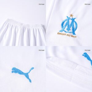 678cc5de8fadbacd18e006dc5b88393a.jpg Marseille Kid's Home Kit - Jersey+Shorts 2025/26