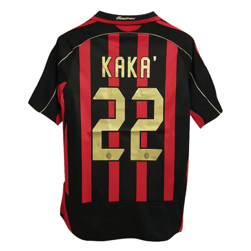 KAKA' #22 Retro 2006/07 AC Milan Home Soccer Jersey