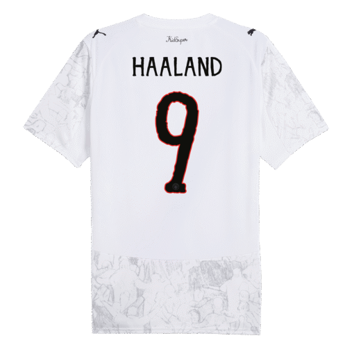 7ca7d73251efa1bc652df2b61d2c7d07.png HAALAND #9 Manchester City KidSuper Soccer Jersey 2025/26 White - Club World Cup