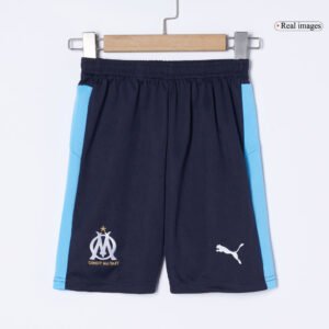Marseille Kid's Away Kit - Jersey+Shorts 2025-26