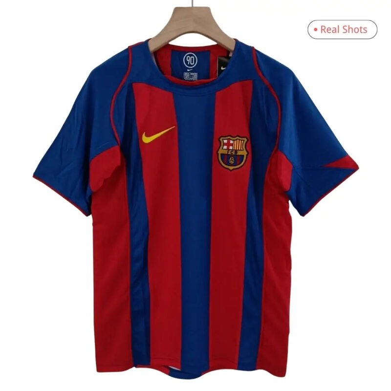 Retro Barcelona 2004/05 Home Soccer Jersey