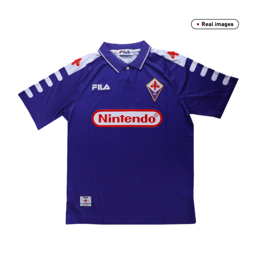 Fiorentina 1998/99 Home Retro Soccer Jersey