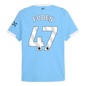 824abbbd34f8cceb6476474688c7a1e0.png FODEN #47 Manchester City Home Player Version Soccer Jersey 2025/26 Blue