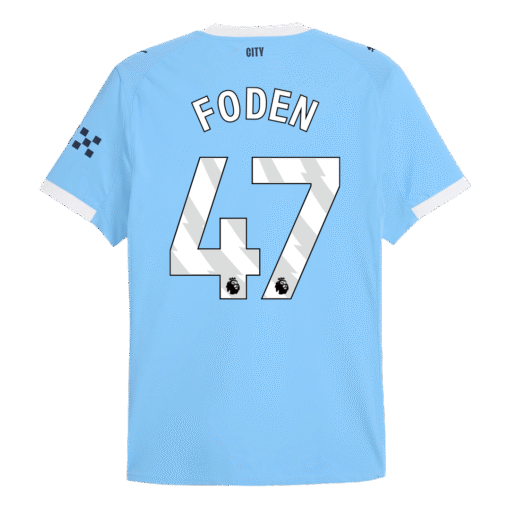 824abbbd34f8cceb6476474688c7a1e0.png FODEN #47 Manchester City Home Player Version Soccer Jersey 2025/26 Blue