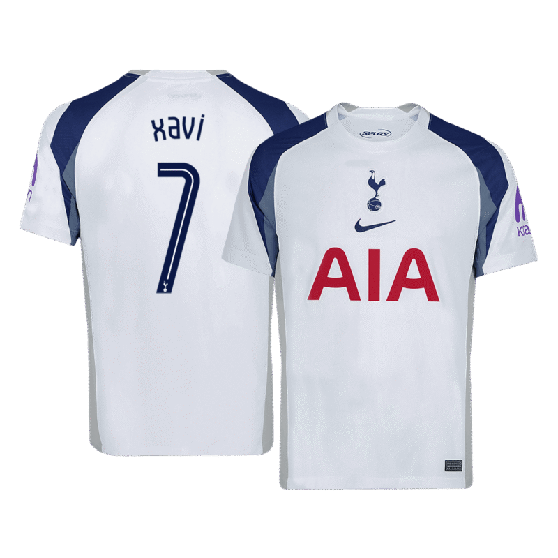 XAVI #7 Tottenham Hotspur Home Soccer Jersey 2025/26 -UCL
