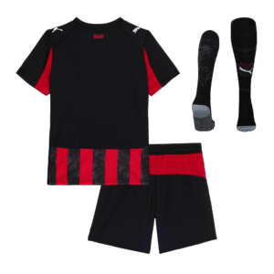 ACMilanHomeKidsSoccerJerseysFullKit2025_26_2.png AC Milan Kid's Home Full Kit - Jersey+shorts+Socks 2025/26