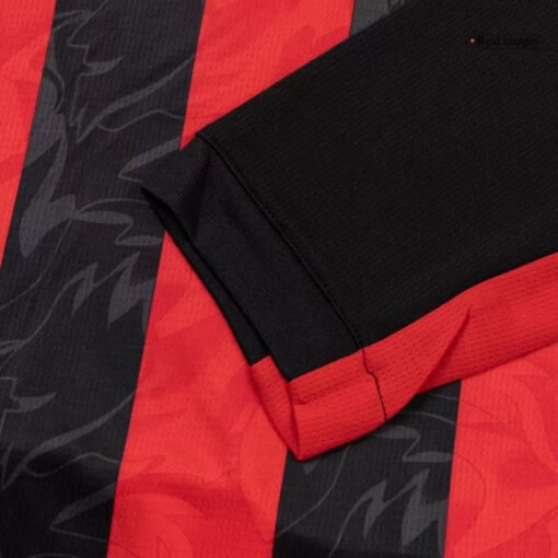 ACMilanHomeLongSleeveSoccerJersey202526_4.jpg AC Milan Home Long Sleeve Soccer Jersey 2025/26