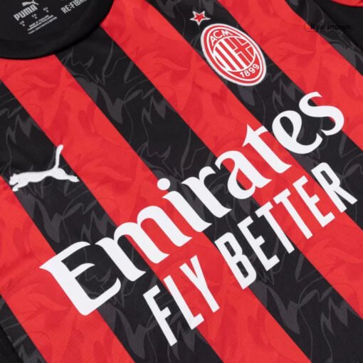 ACMilanHomeLongSleeveSoccerJersey202526_6.jpg AC Milan Home Long Sleeve Soccer Jersey 2025/26