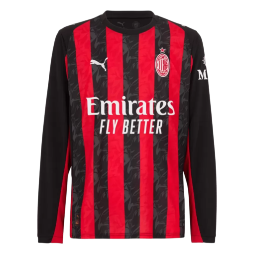 ACMilanHomeLongSleeveSoccerJersey202526_9.png AC Milan Home Long Sleeve Soccer Jersey 2025/26
